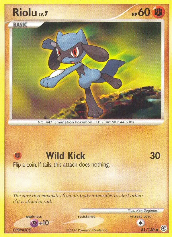 Riolu 61 — Diamond & Pearl 61, Normal finish