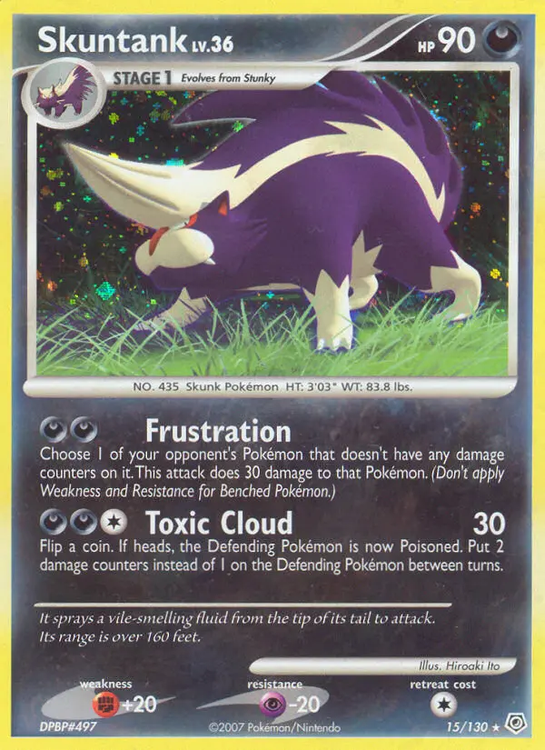 Skuntank 15 — Diamond & Pearl 15, Holofoil finish