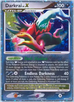 Darkrai LV.X — DP Black Star Promos #DP19