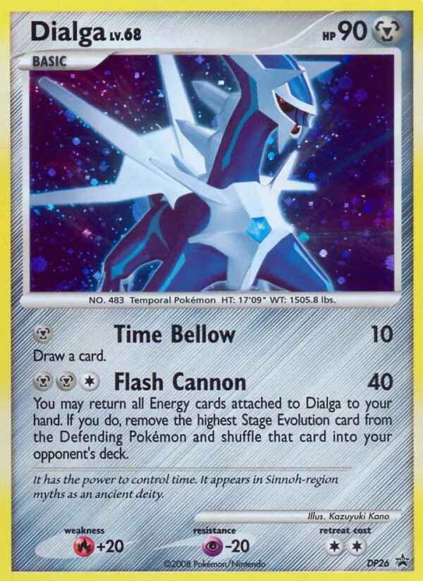 Dialga DP26 card from DP Black Star Promos