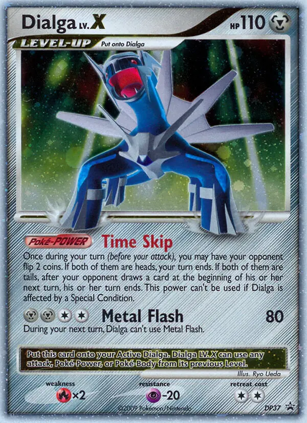 Dialga LV.X DP37 card from DP Black Star Promos