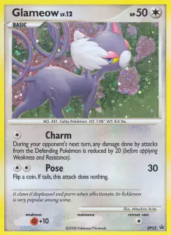 Glameow DP23 — DP Black Star Promos