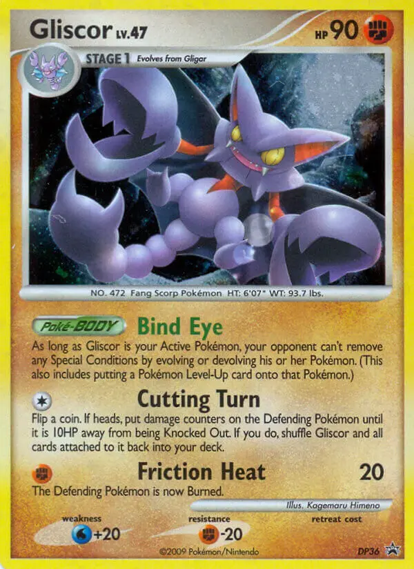 Gliscor DP36 card from DP Black Star Promos