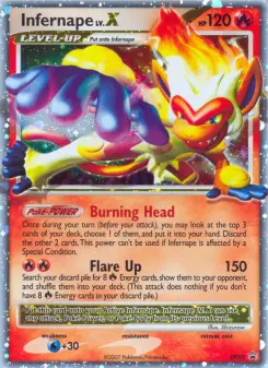 Infernape LV.X DP10 — DP Black Star Promos