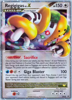 Regigigas LV.X DP30 — DP Black Star Promos