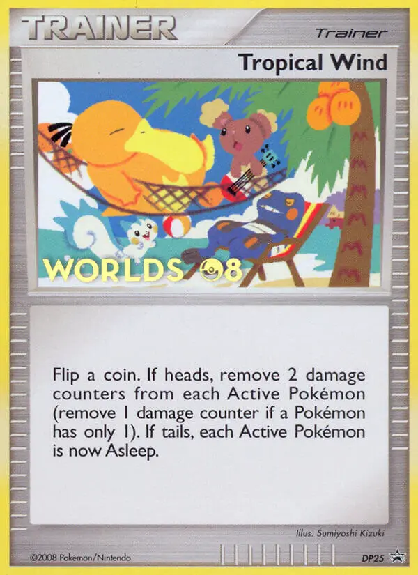 Tropical Wind DP25 card from DP Black Star Promos
