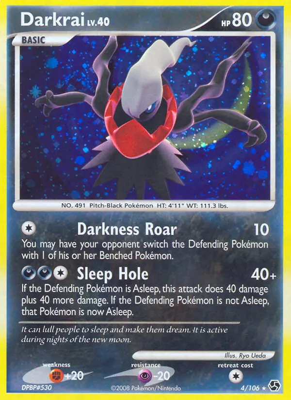 Darkrai 4 card from Great Encounters