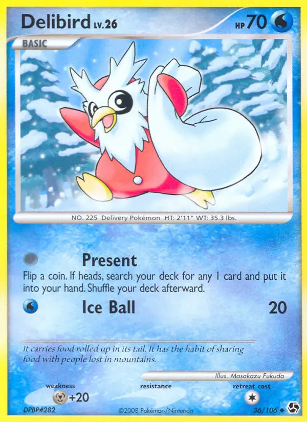 Delibird 36 card from Great Encounters