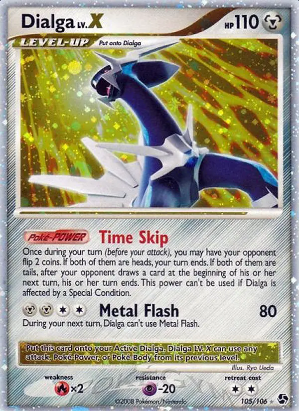 Dialga LV.X 105 — the most expensive Great Encounters card