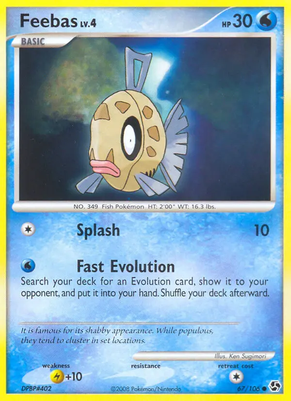 Feebas 67 card from Great Encounters