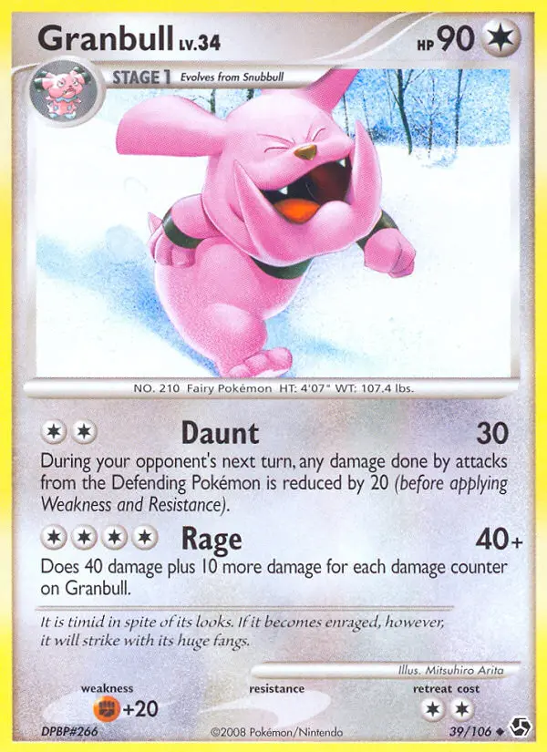 Granbull 39 — Great Encounters 39, Normal finish