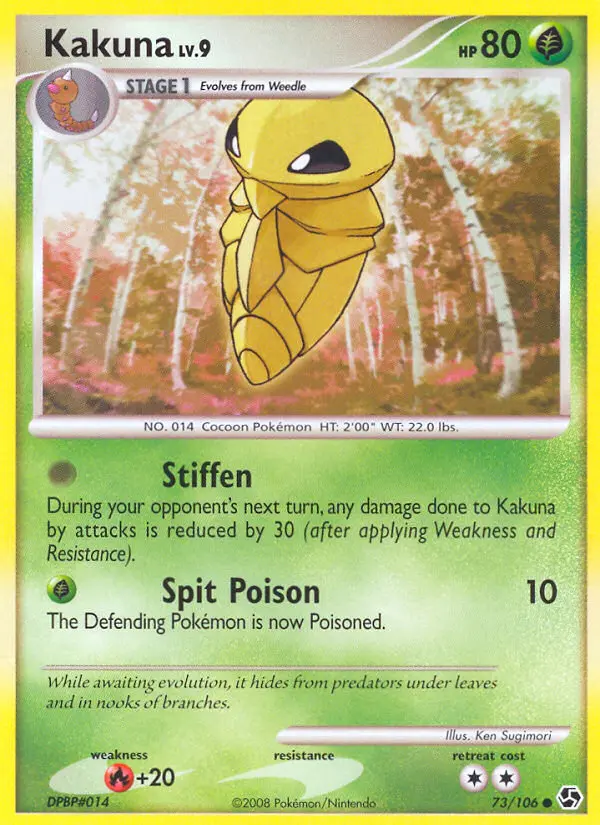 Kakuna 73 card from Great Encounters