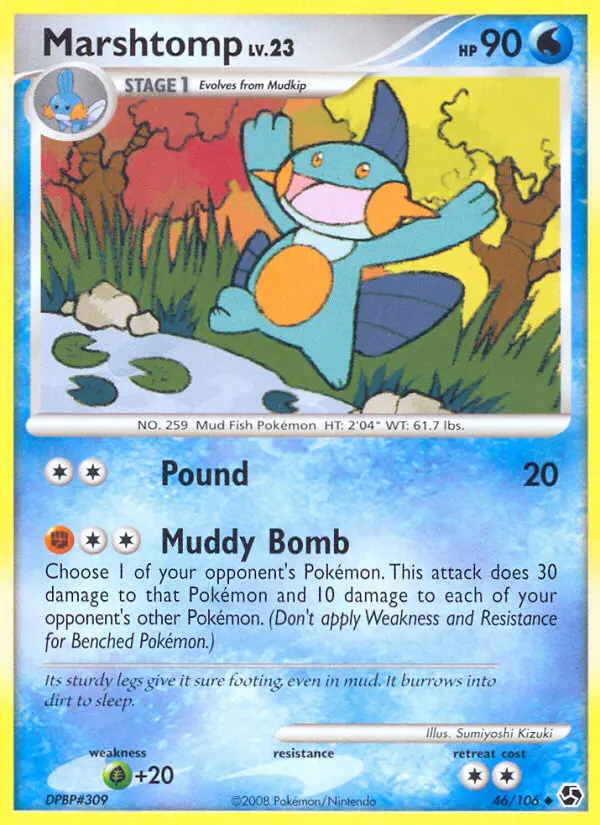 Marshtomp 46 card from Great Encounters