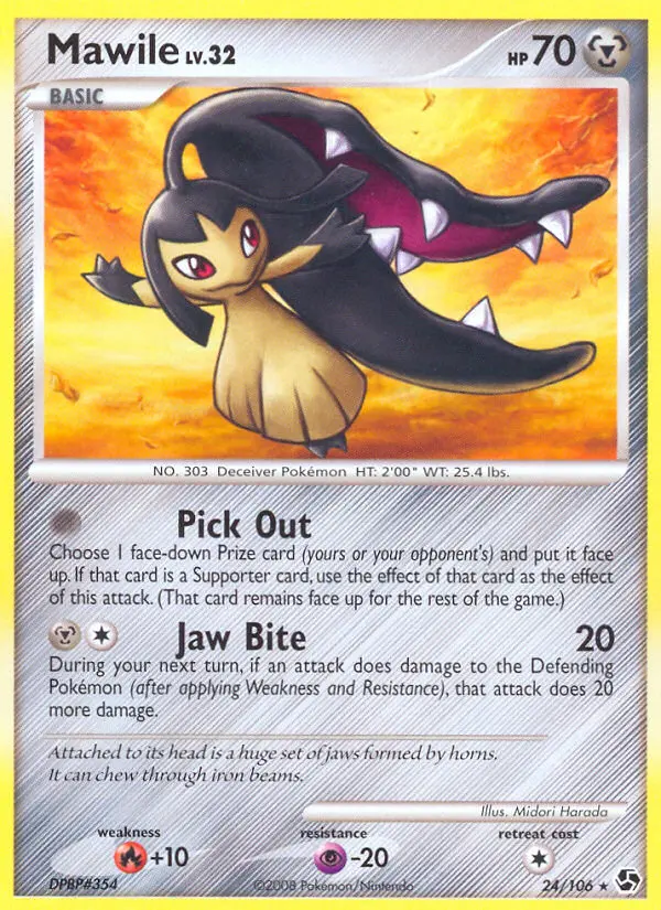 Mawile 24 card from Great Encounters