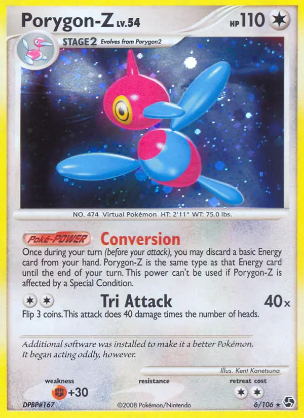 Porygon-Z 6 card from Great Encounters