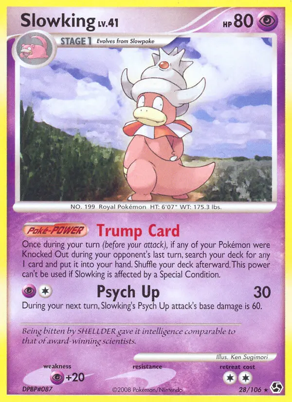 Slowking 28 card from Great Encounters