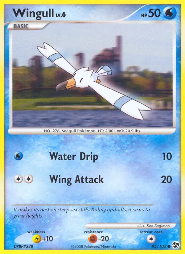Wingull 95 card from Great Encounters