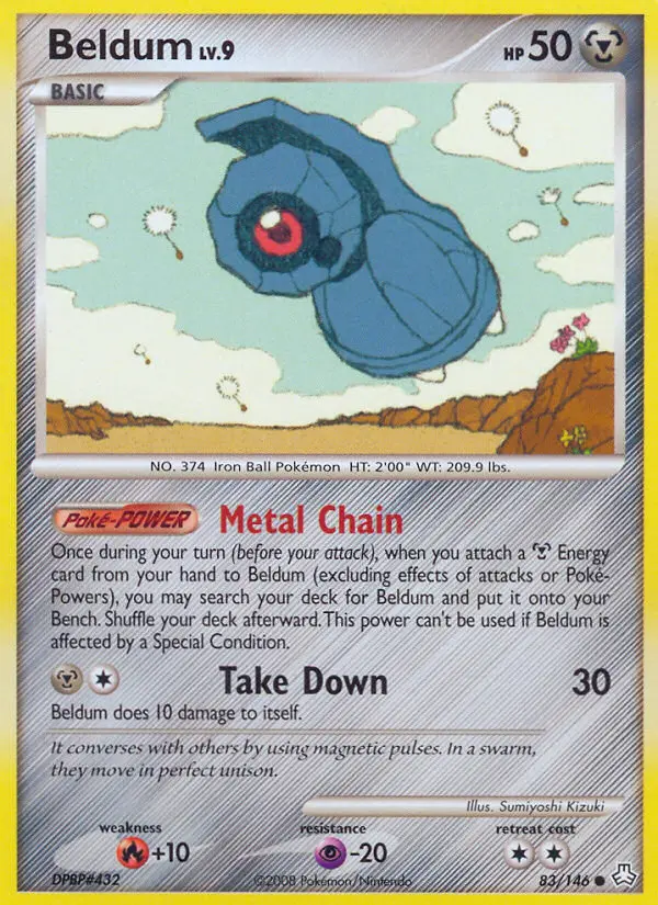 Beldum 83 card from Legends Awakened