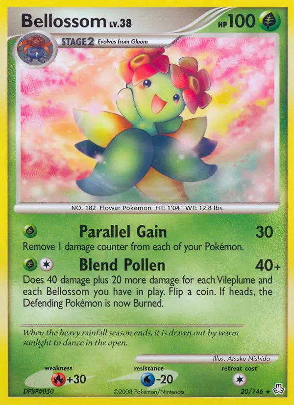 Bellossom 20 card from Legends Awakened
