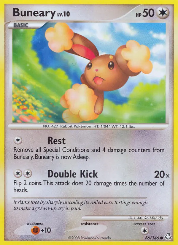 Buneary 86 card from Legends Awakened