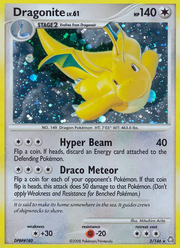 Dragonite 2 card from Legends Awakened