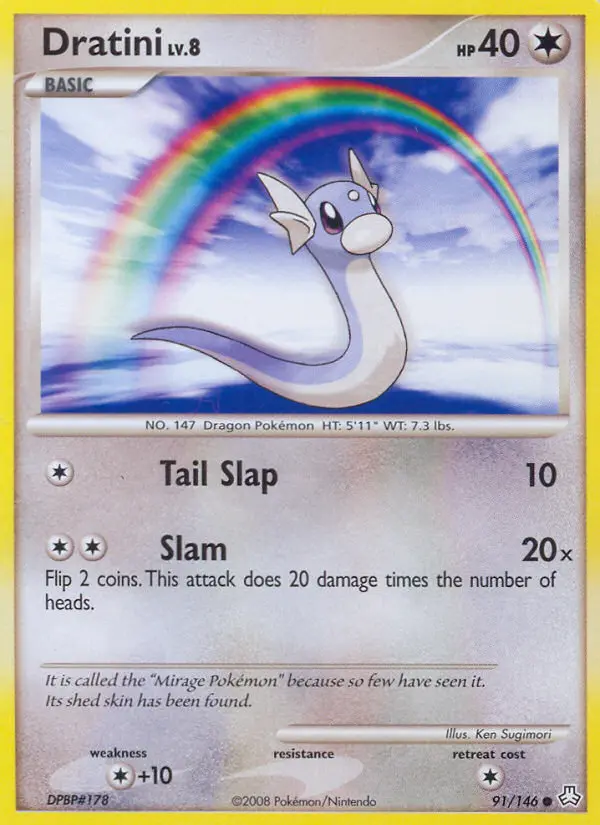 Dratini 91 card from Legends Awakened