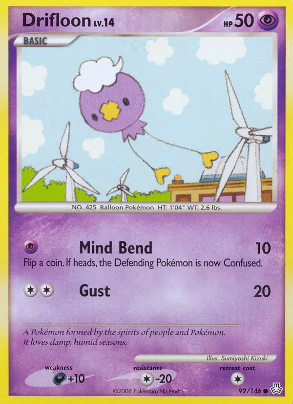 Drifloon 92 card from Legends Awakened