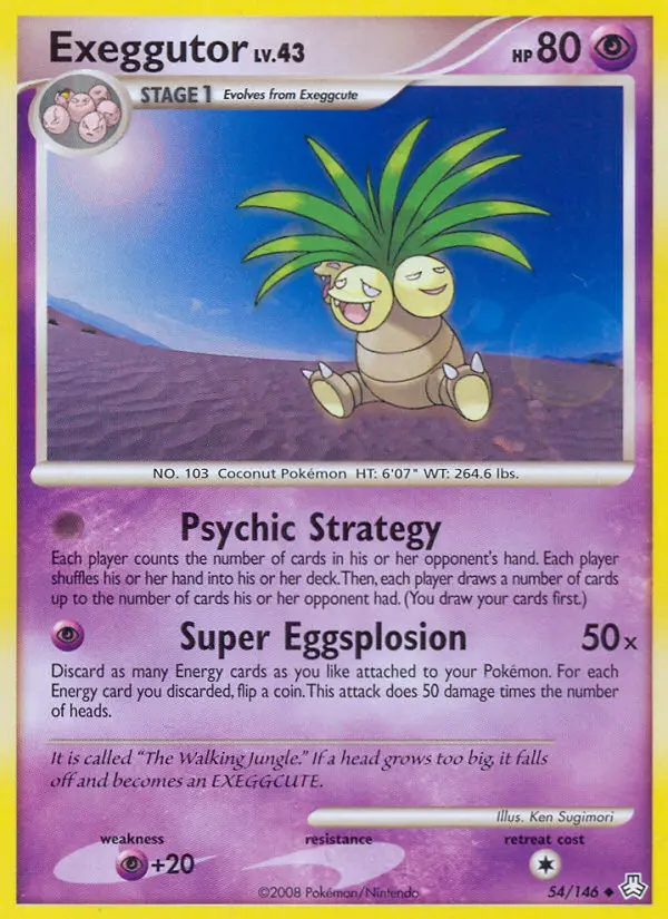 Exeggutor 54 card from Legends Awakened
