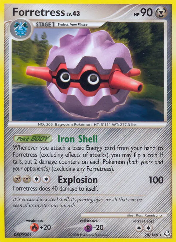 Forretress 28 card from Legends Awakened