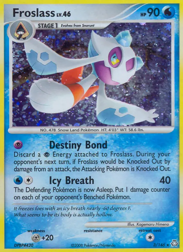 Froslass 3 card from Legends Awakened