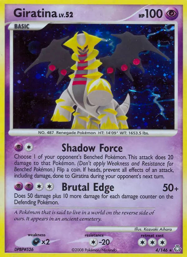 Giratina 4 card from Legends Awakened