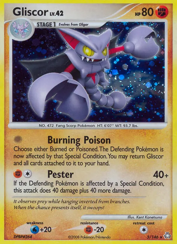 Gliscor 5 card from Legends Awakened