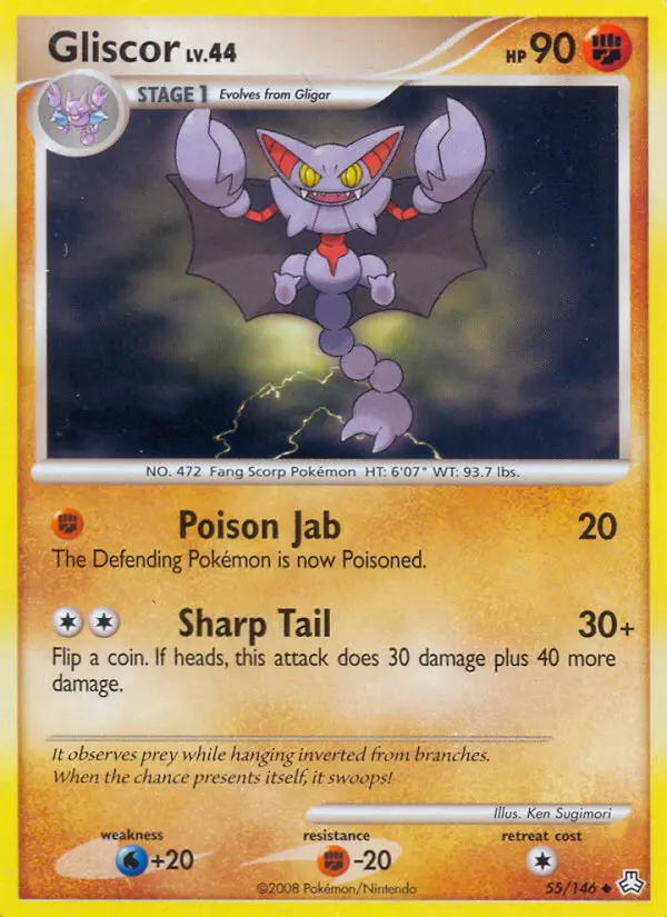Gliscor 55 card from Legends Awakened