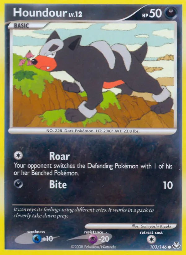 Houndour 103 card from Legends Awakened