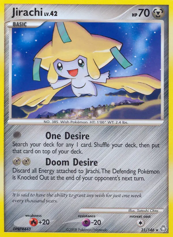 Jirachi 31 card from Legends Awakened