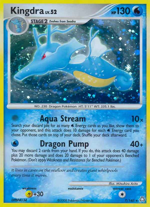 Kingdra 7 card from Legends Awakened