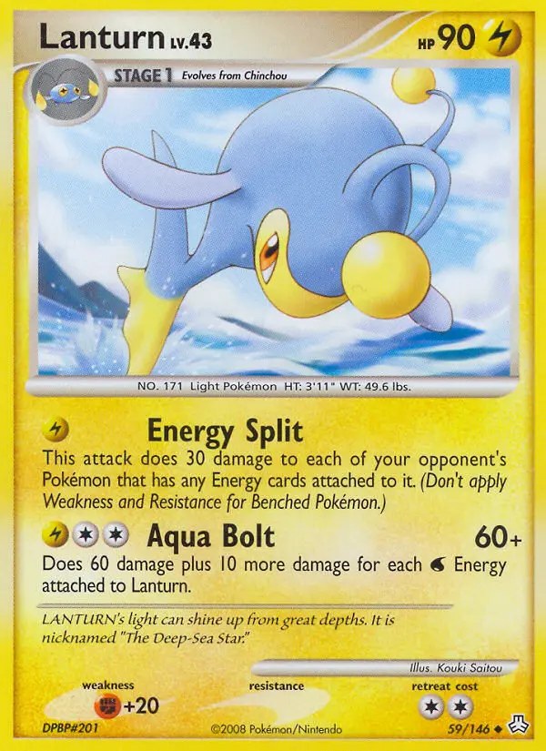Lanturn 59 card from Legends Awakened