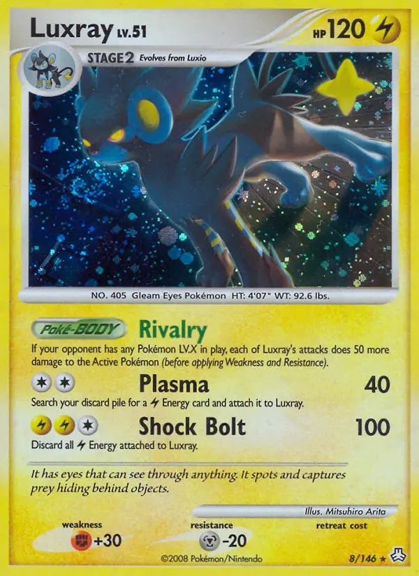 Luxray 8 card from Legends Awakened