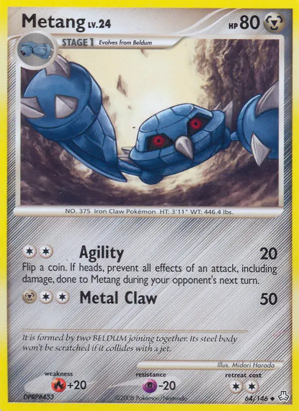 Metang 64 card from Legends Awakened