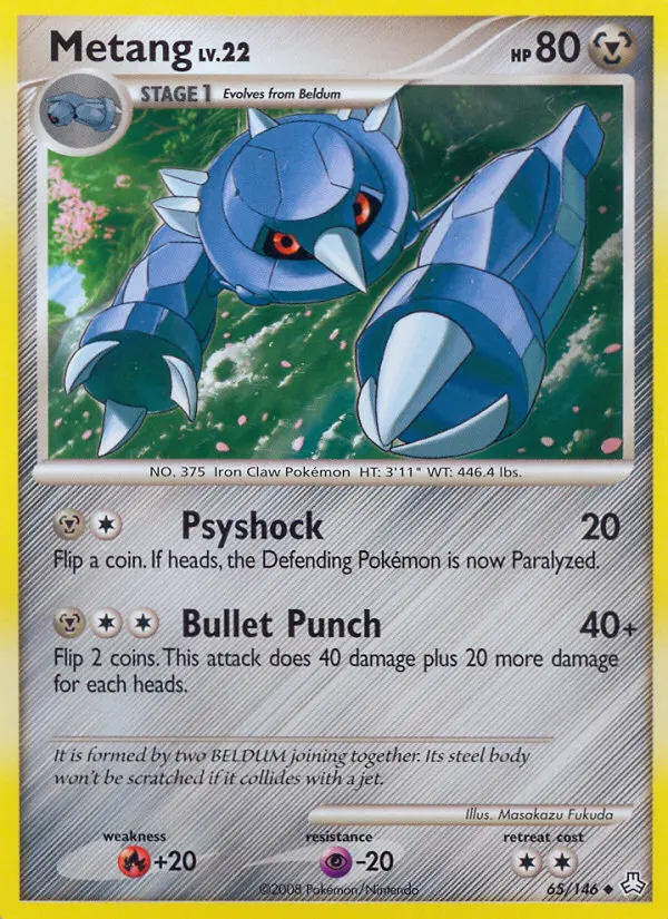 Metang 65 card from Legends Awakened