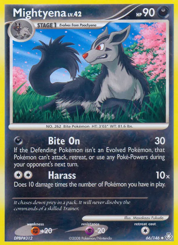 Mightyena 66 card from Legends Awakened