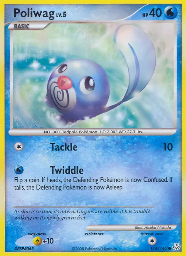 Poliwag 114 card from Legends Awakened