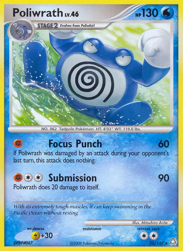 Poliwrath 35 card from Legends Awakened