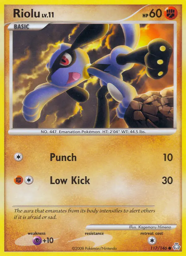 Riolu 117 — Legends Awakened 117, Normal finish
