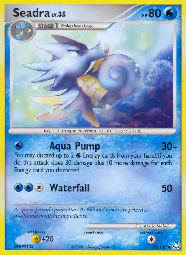 Seadra 70 card from Legends Awakened