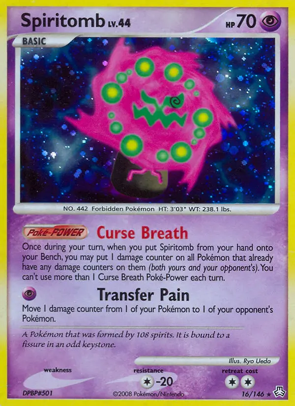 Spiritomb 16 card from Legends Awakened
