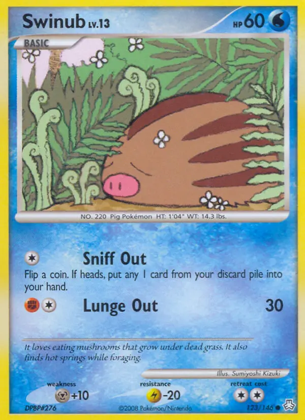 Swinub 123 — Legends Awakened 123, Normal finish