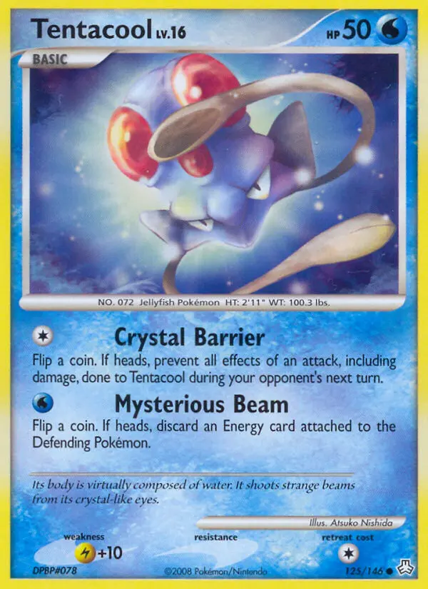 Tentacool 125 card from Legends Awakened