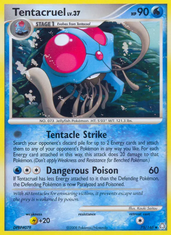 Tentacruel 75 card from Legends Awakened