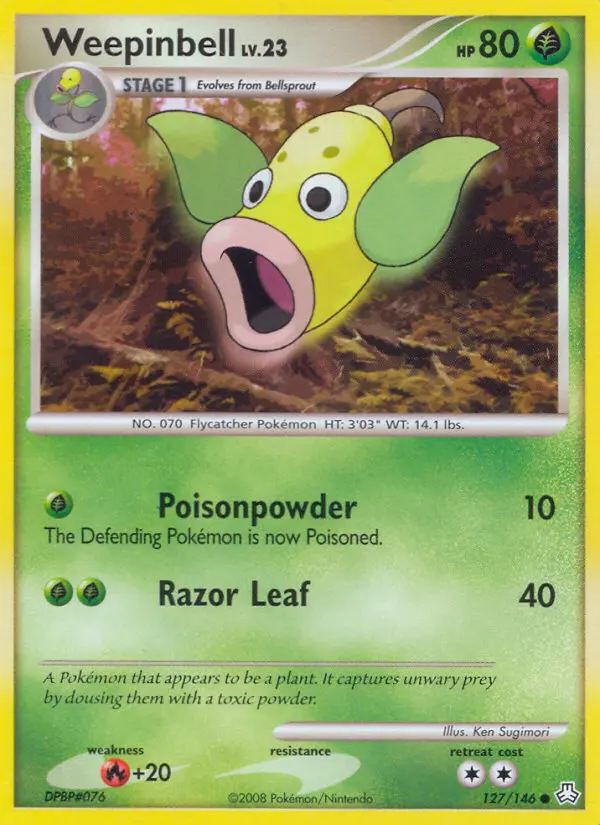 Weepinbell 127 — Legends Awakened 127, Normal finish